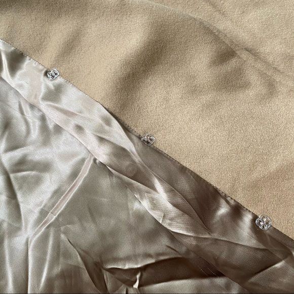 NWOT MaxMara Max&Co. Wool and Cashmere Double Breasted Coat in Camel - Picture 11 of 14